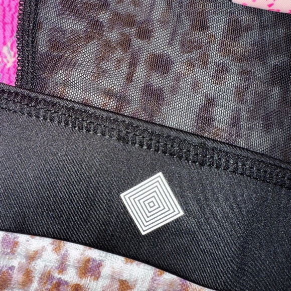 Rise Active Medium Impact  Racerback Mesh Black Band Sports Bra Size Large NWOT - Picture 8 of 14